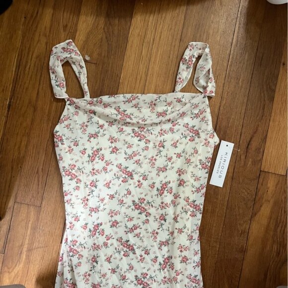 Floral Long Whimsical Boho Dress. - Picture 3 of 4